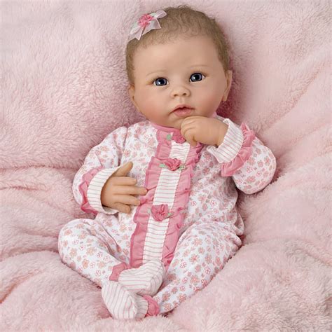 Touch-Activated Baby <b>Doll</b> "Coos" And Has A "Heartbeat". . Ashton drake reborn doll